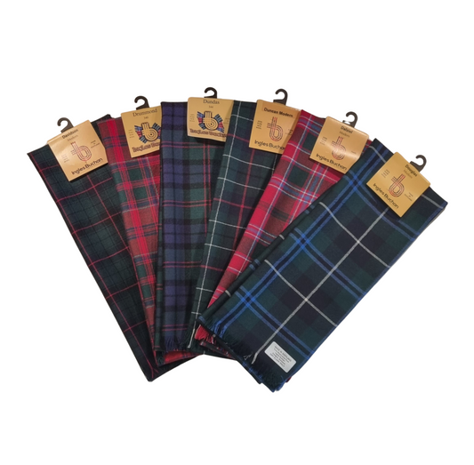 Lightweight Tartan Clan Scarves - D Clans
