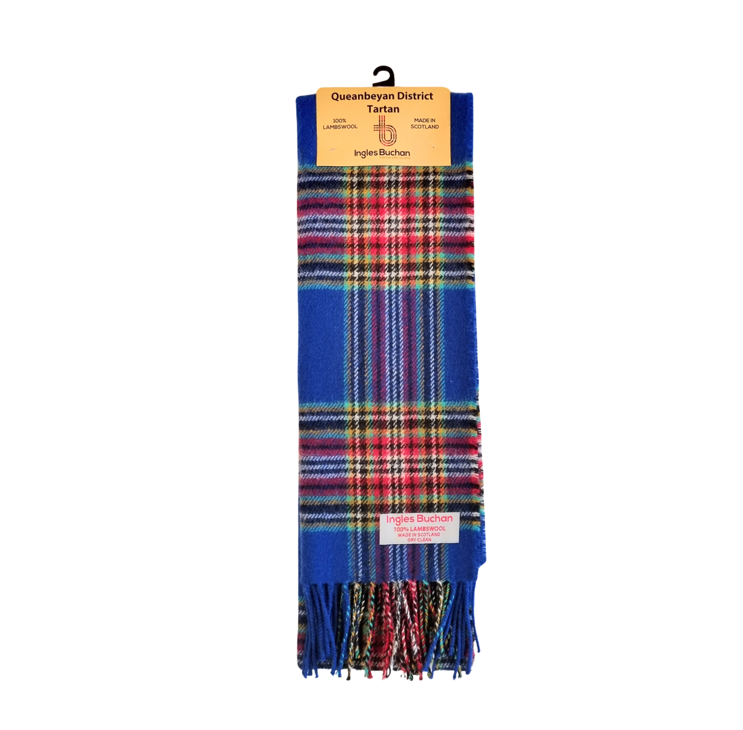 Queanbeyan District Brush Wool Tartan Scarf