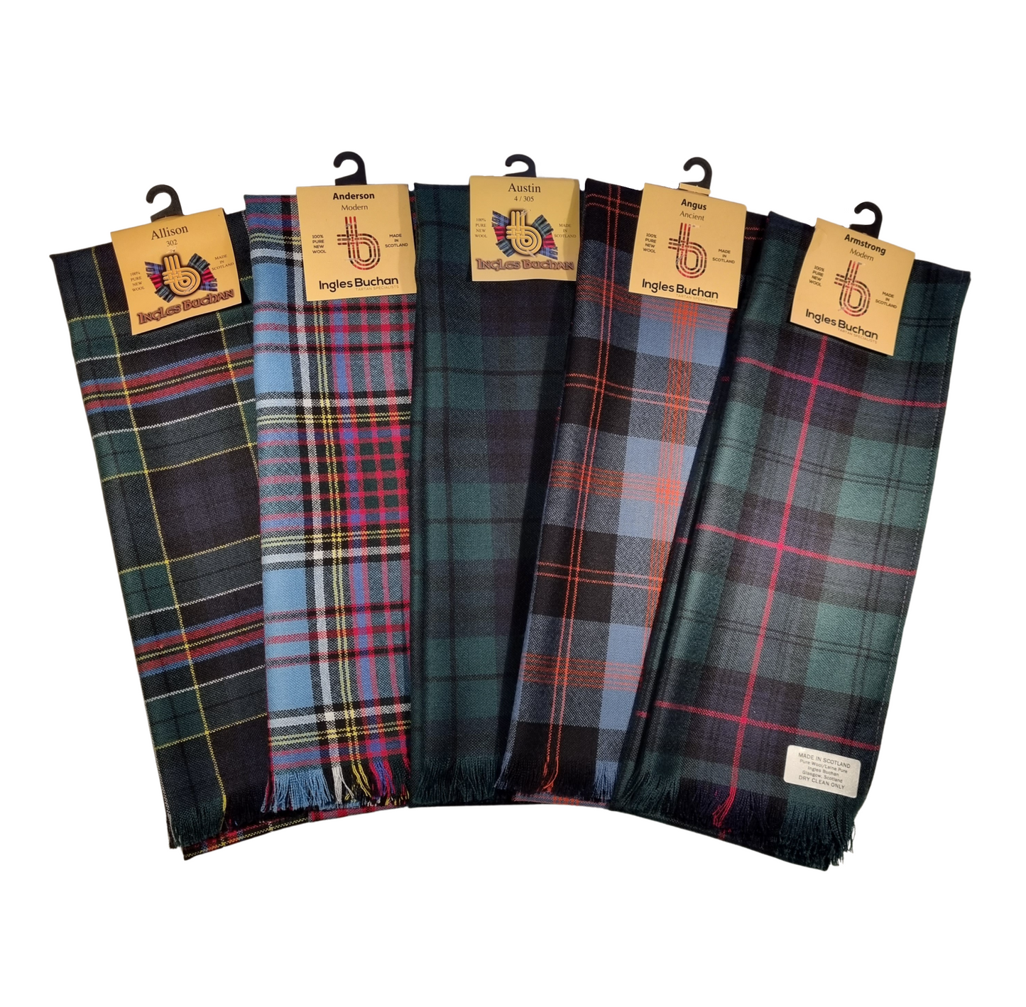 Lightweight Tartan Scarves - A Clans