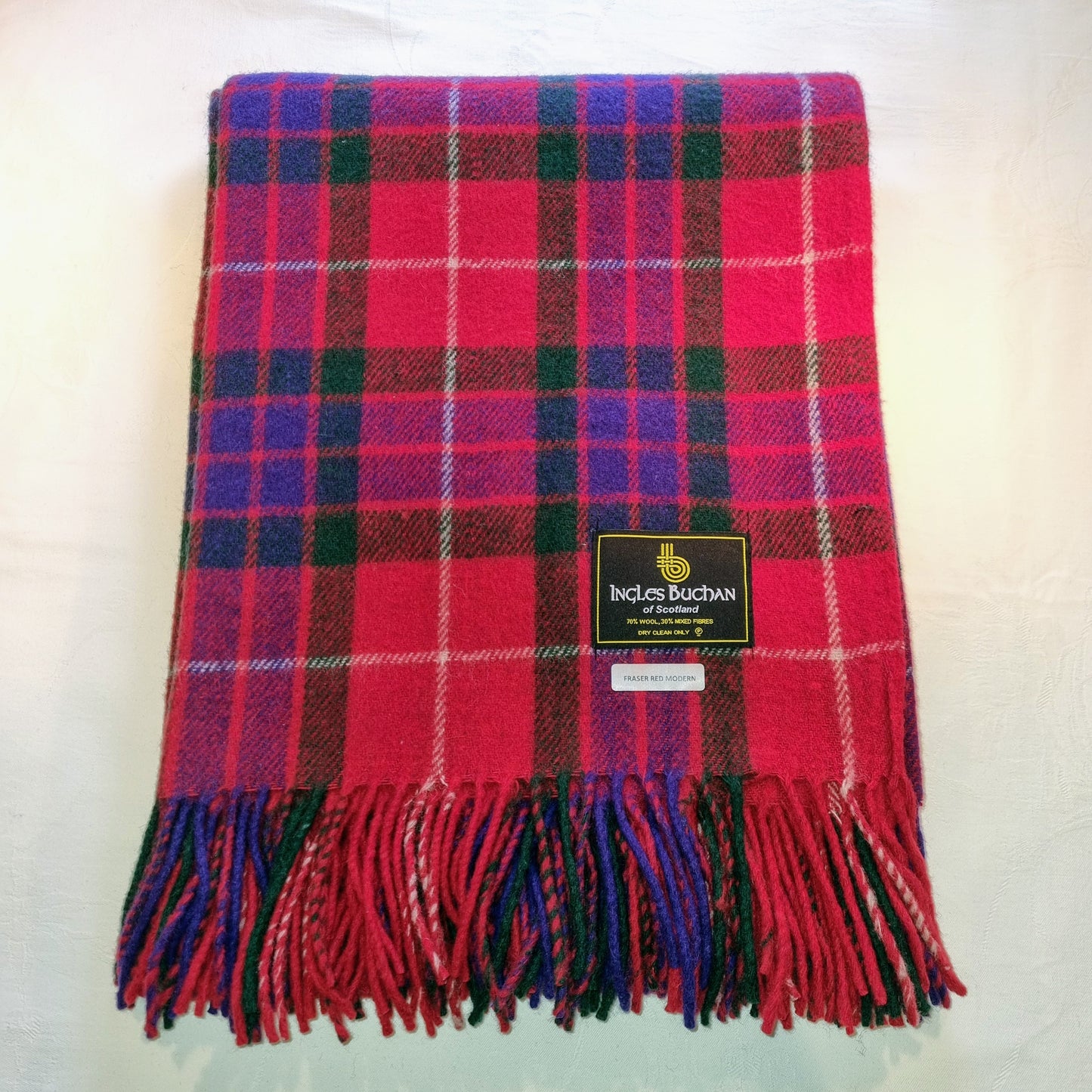 Woollen Tartan Blanket/Throw