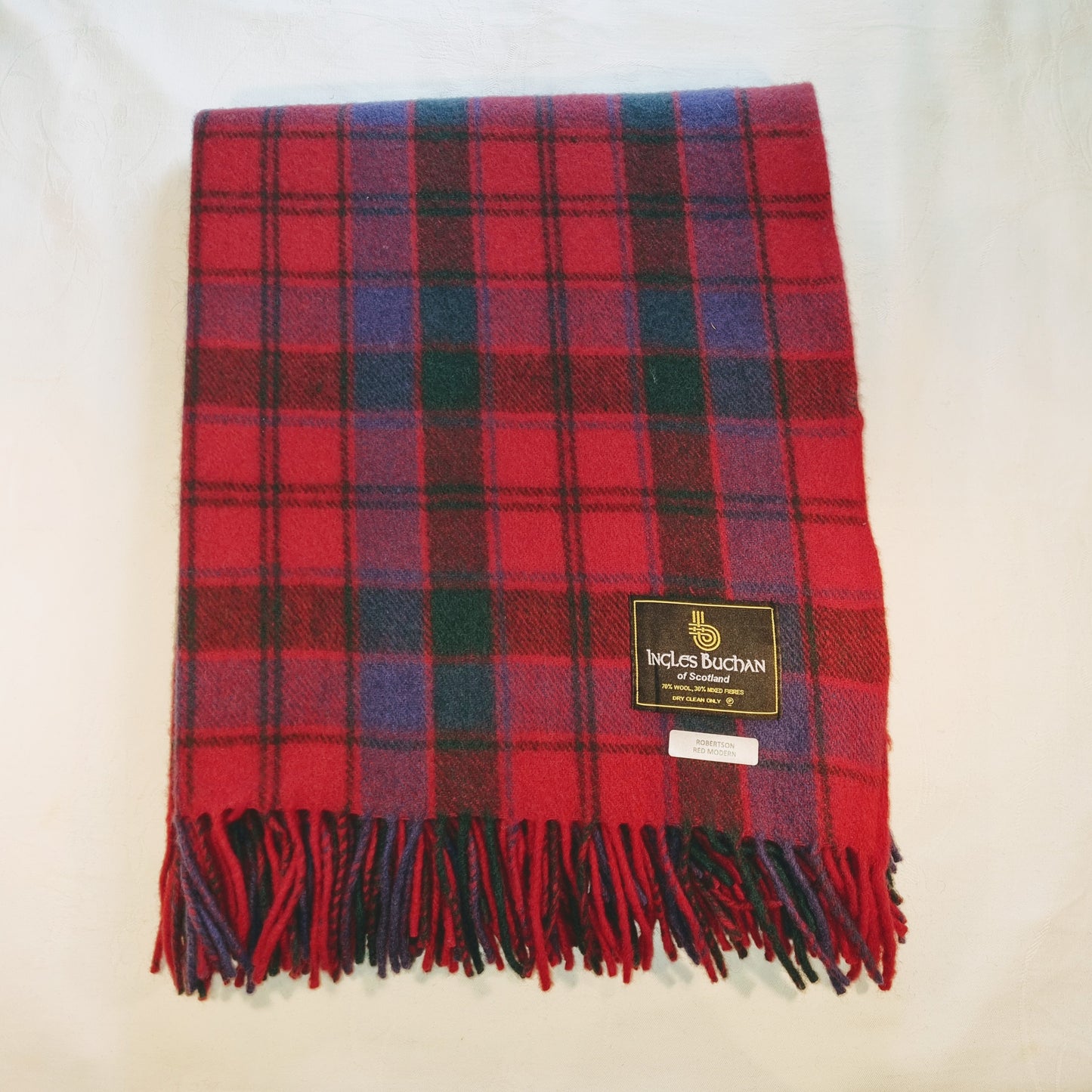 Woollen Tartan Blanket/Throw