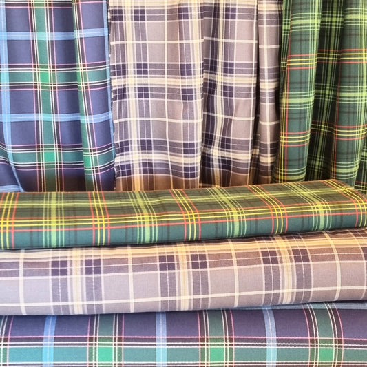 Victoria State, Ballarat District and New South Wales State Tartan Fabric