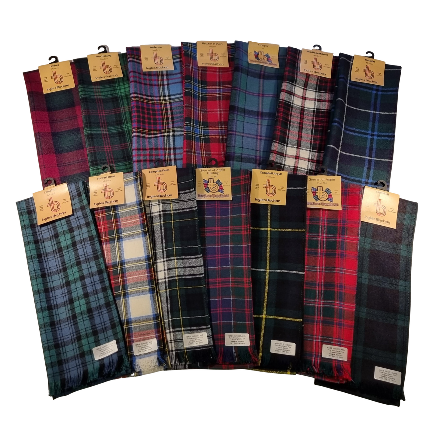 Lightweight Tartan Clan Scarves - Misc