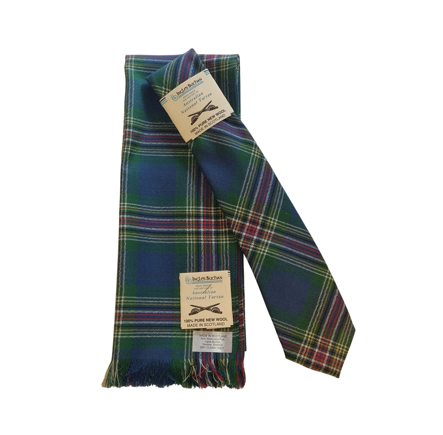 Australian National Tartan Scarf & Tie Bundle